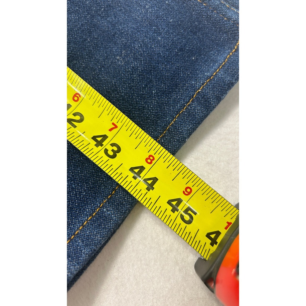 Sheplers Vintage Western Jeans Mens 33x32 Dark Wash Straight Leg Denim Blue - Picture 4 of 10